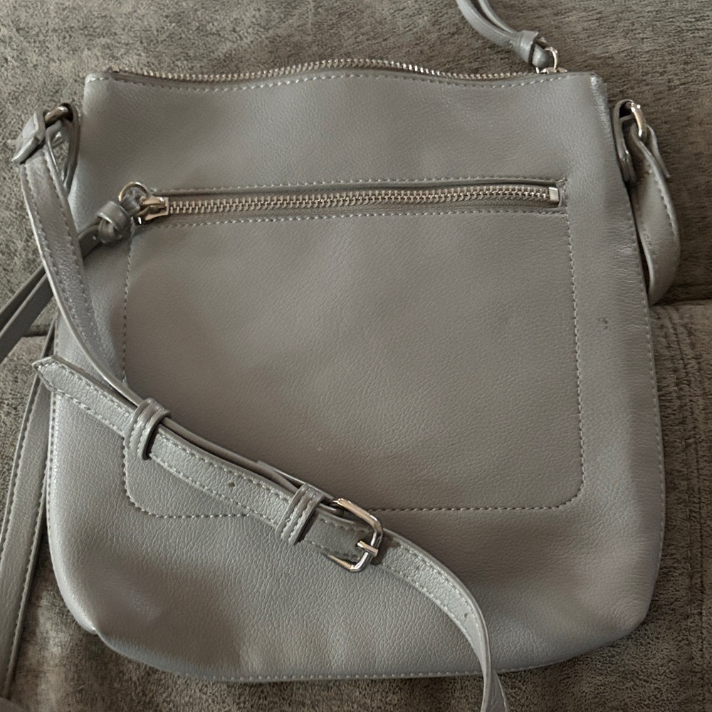 Old Navy Light Gray Crossbody Bag